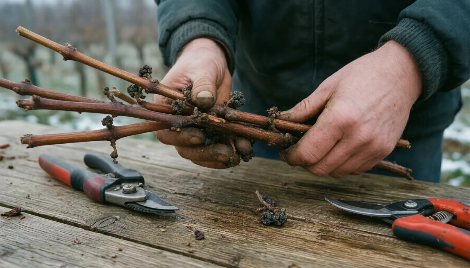 Bouturer la vigne en hiver : multiplier ton cépage préféré gratuitement