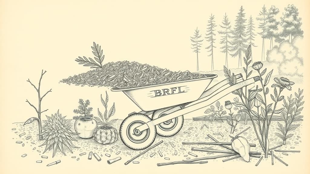 Le BRF (bois raméal fragmenté) : Un paillis miracle ?