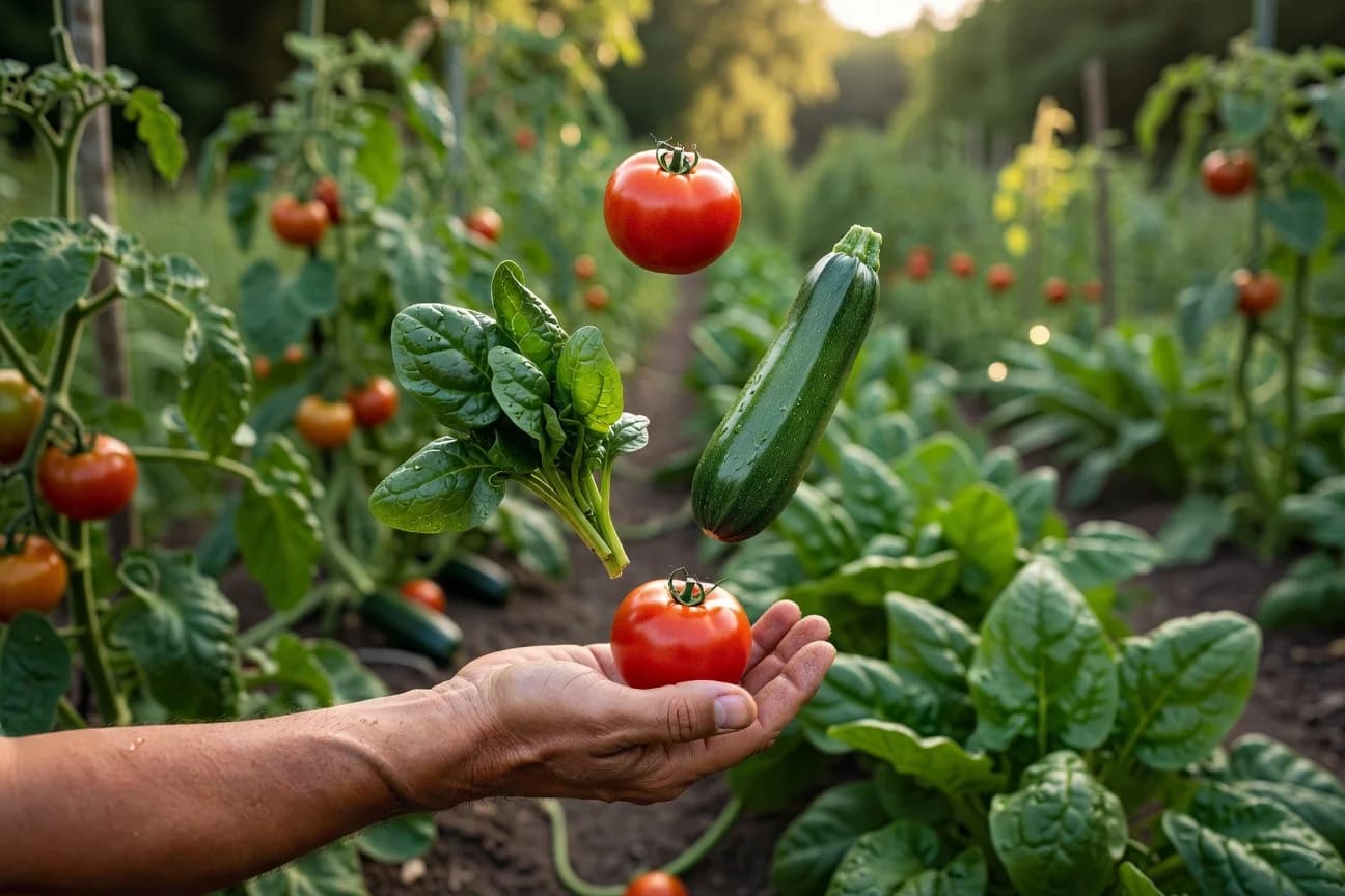 Juillet–août : Récolter, arroser et semer pour l'automne (calendrier mensuel)