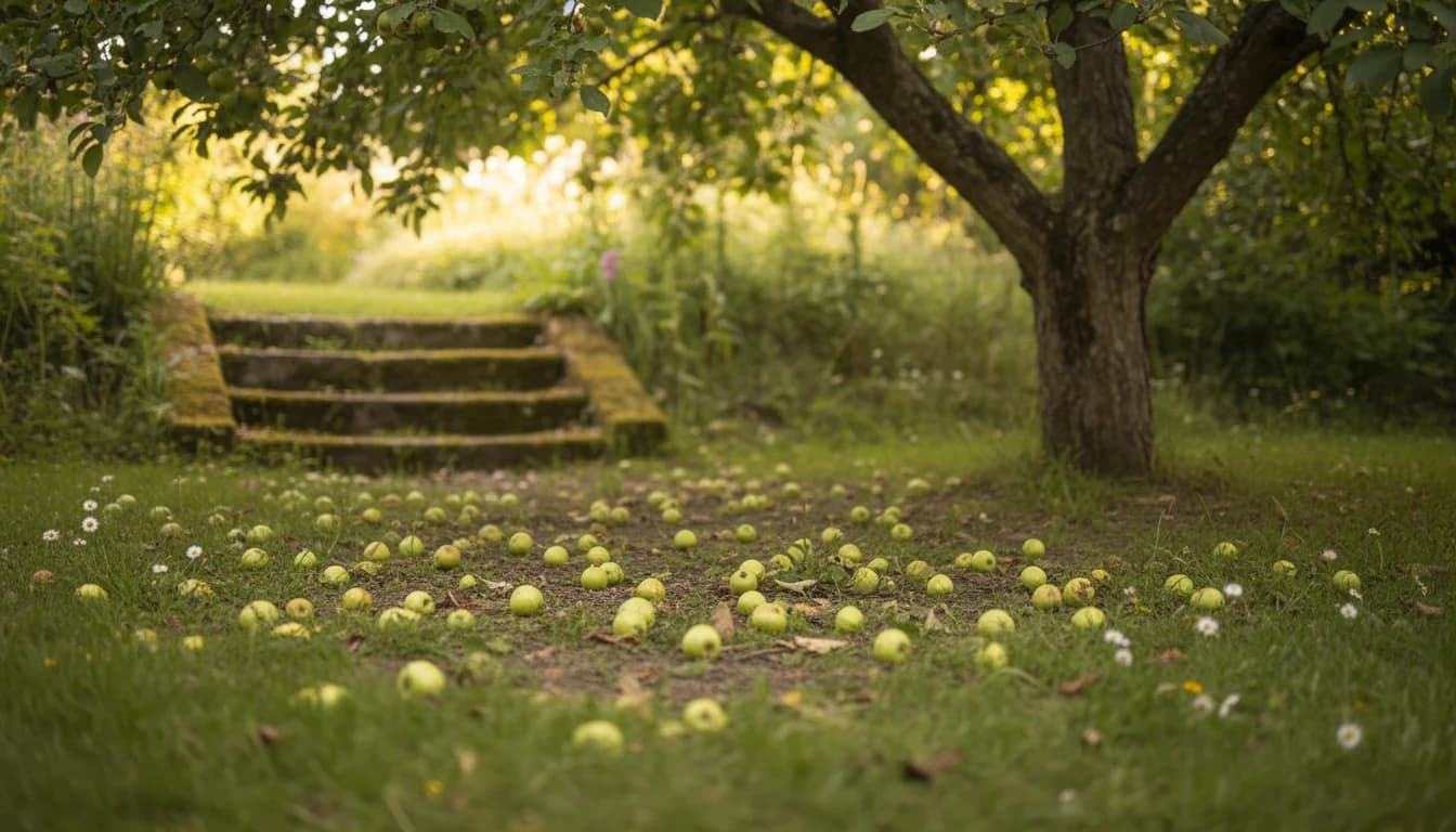 Des dizaines de petites pommes sont tombées en juin : Est-ce que c'est normal