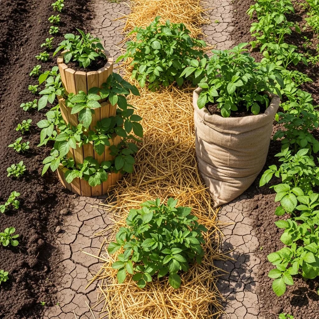 Pommes de terre : 5 méthodes de culture comparées