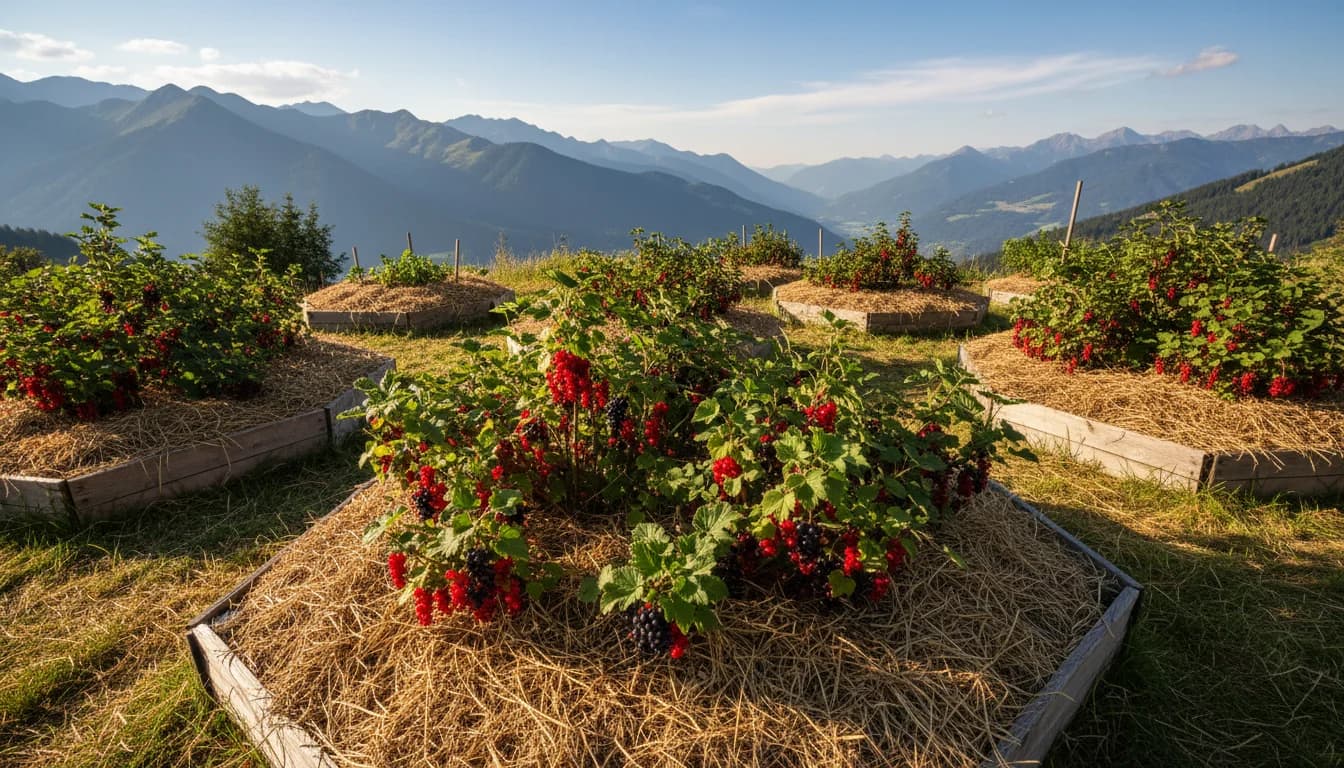 Jardiner à 1000 m d'altitude : refaire son sol et choisir les bonnes variétés de petits fruits