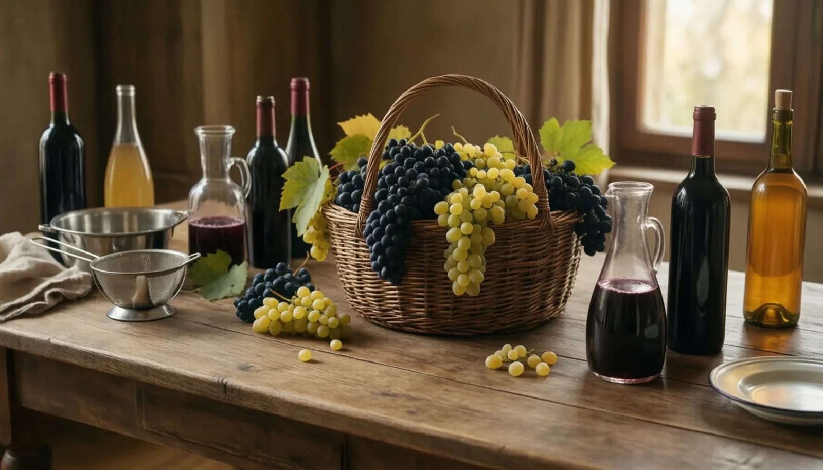 Jus de raisin maison : du jardin à la bouteille