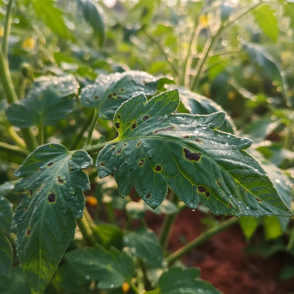La météo qui déclenche une attaque de mildiou sur les tomates
