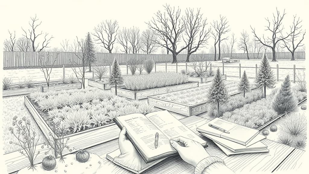 Que faire au potager en janvier : Préparer la saison (calendrier mensuel)