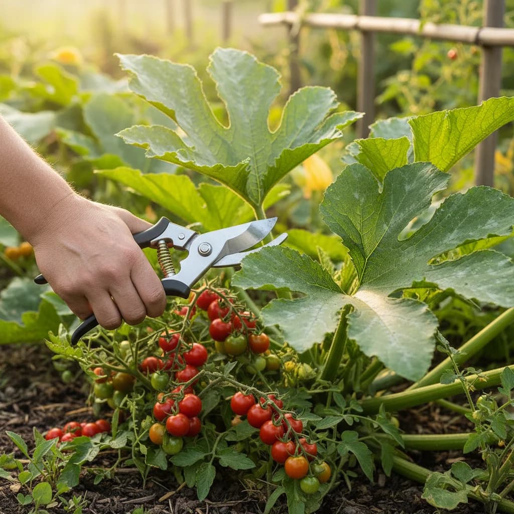 Rabattre les feuilles sans affaiblir le plant