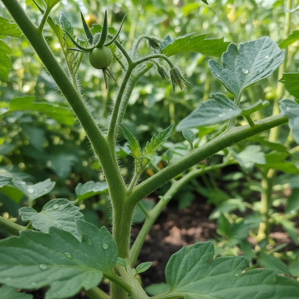 Reconnaître un gourmand de tomate d'une vraie tige