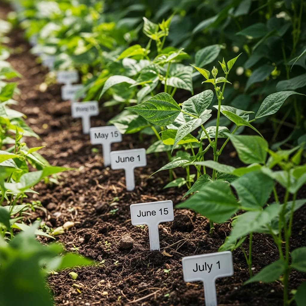 Les haricots verts : Semis échelonnés pour récolter tout l'été