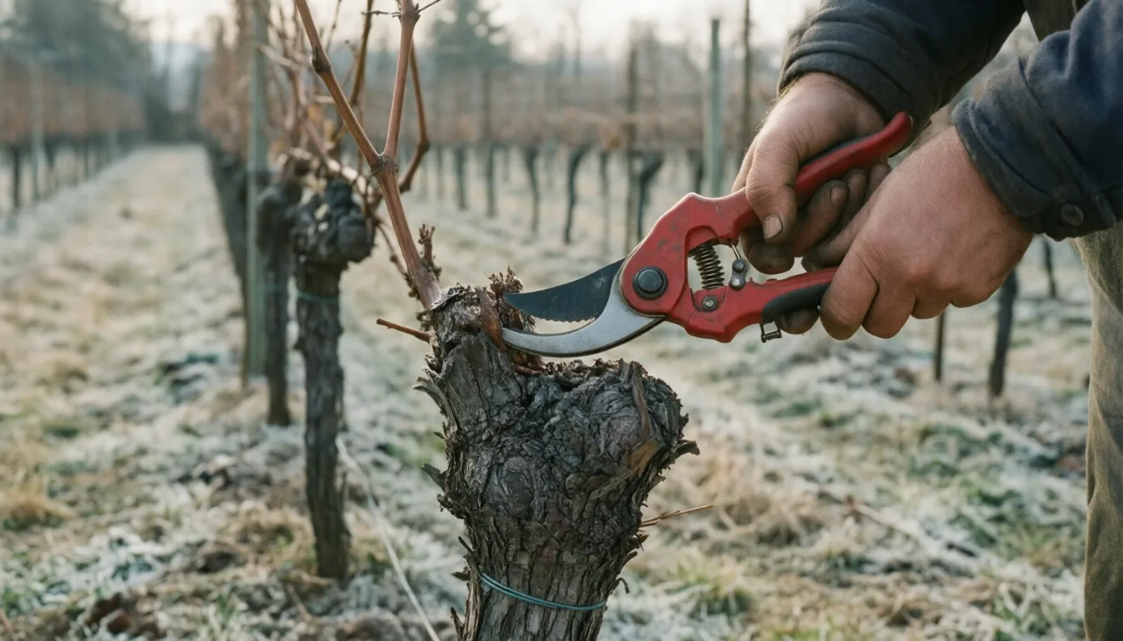 Tailler une jeune vigne : les gestes de la première à la troisième année