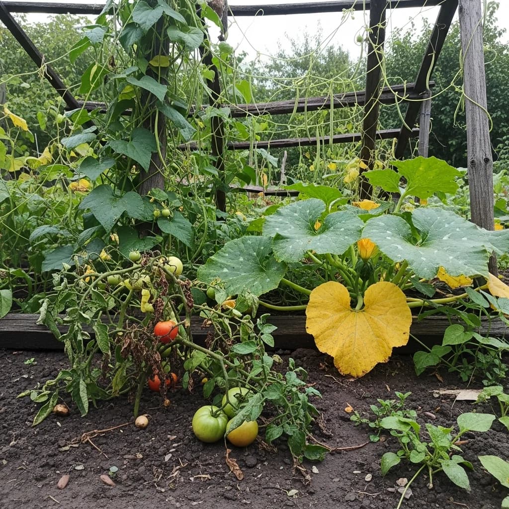 Tuteurage et palissage : Tomates, haricots, courges