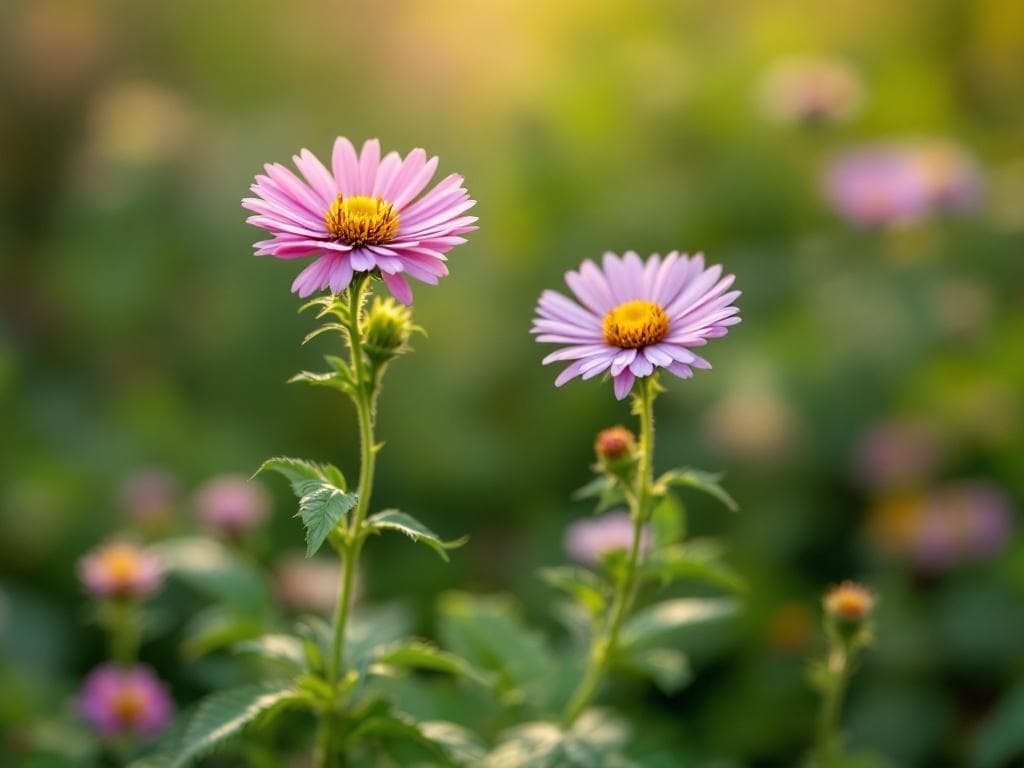 Aster - illustration botanique