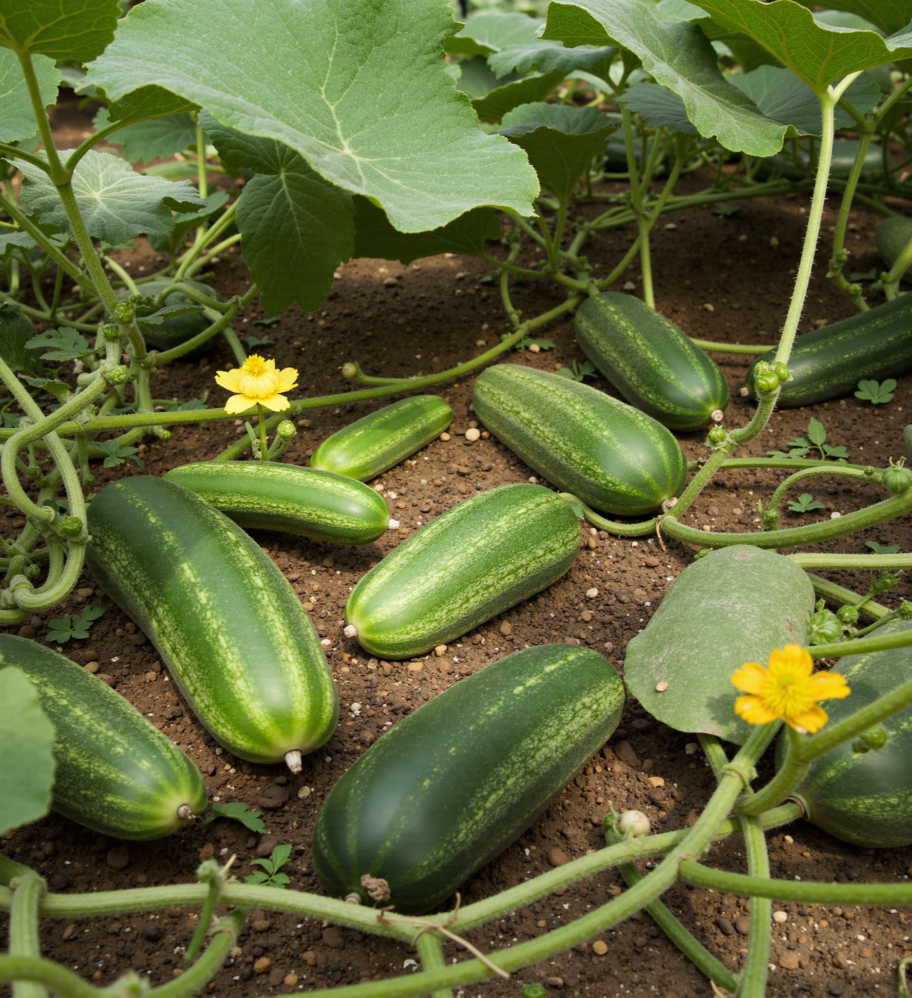 Concombre - illustration botanique