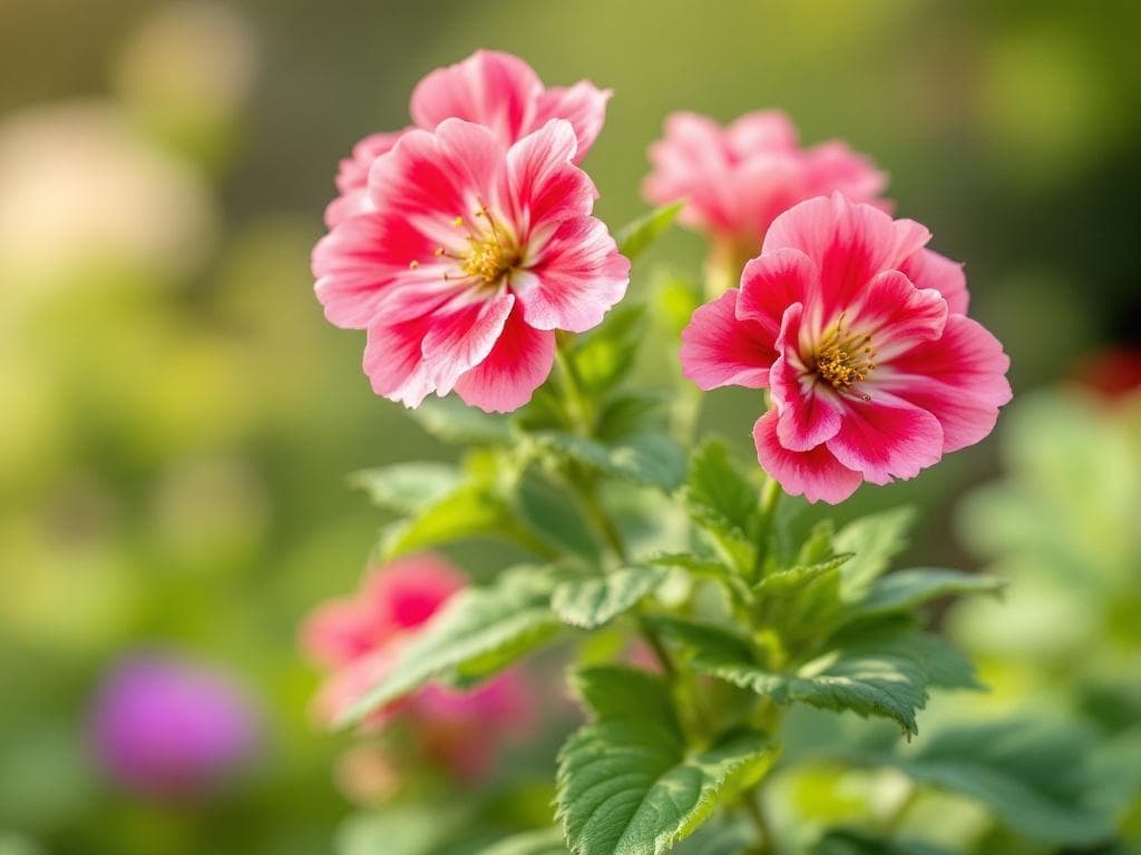 Géranium - illustration botanique