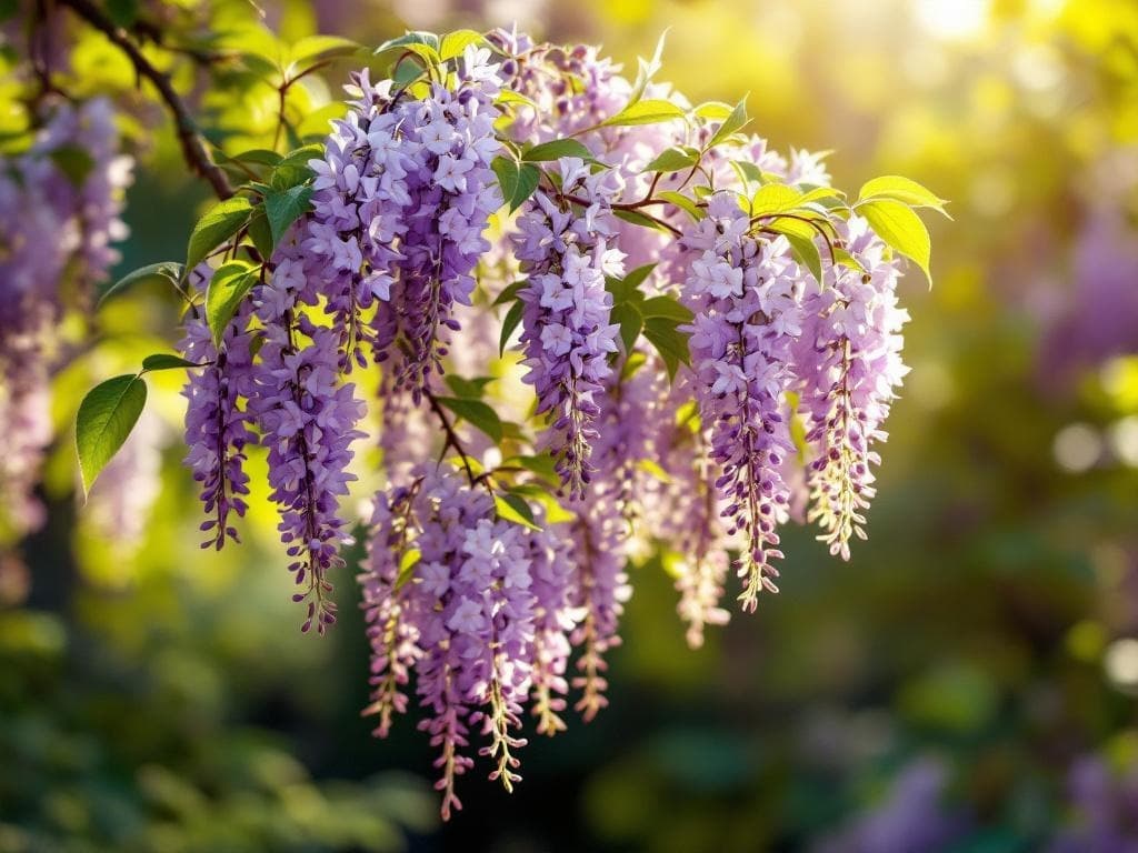 Glycine - illustration botanique