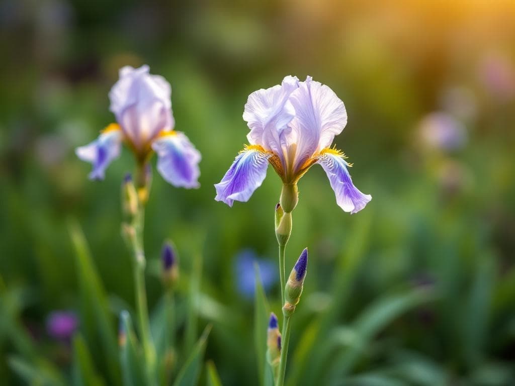 Iris - illustration botanique