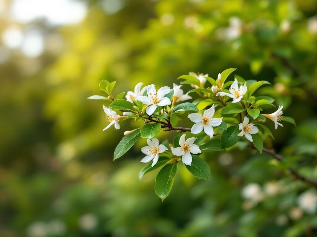 Jasmin - illustration botanique