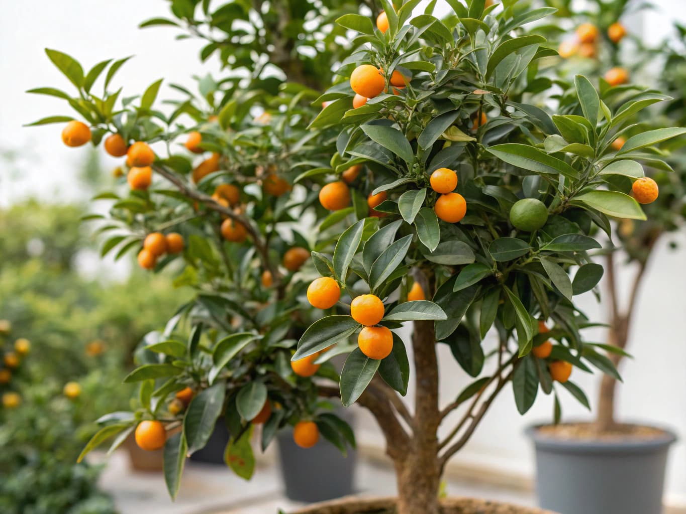 Kumquat - illustration botanique