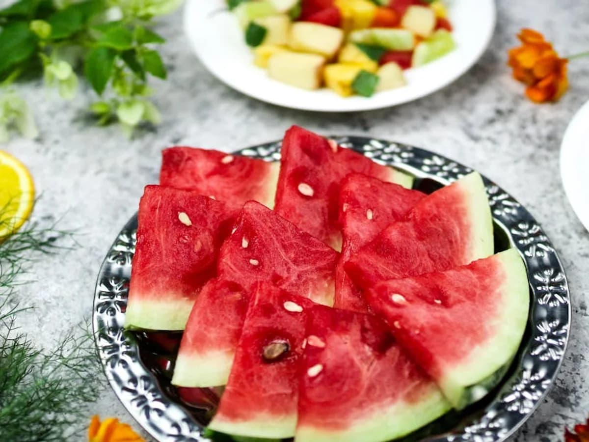 Melon jaune canari - illustration botanique