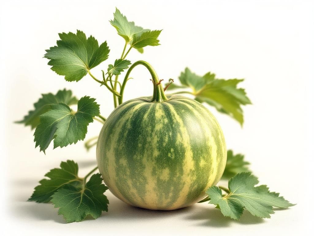 Melon - illustration botanique