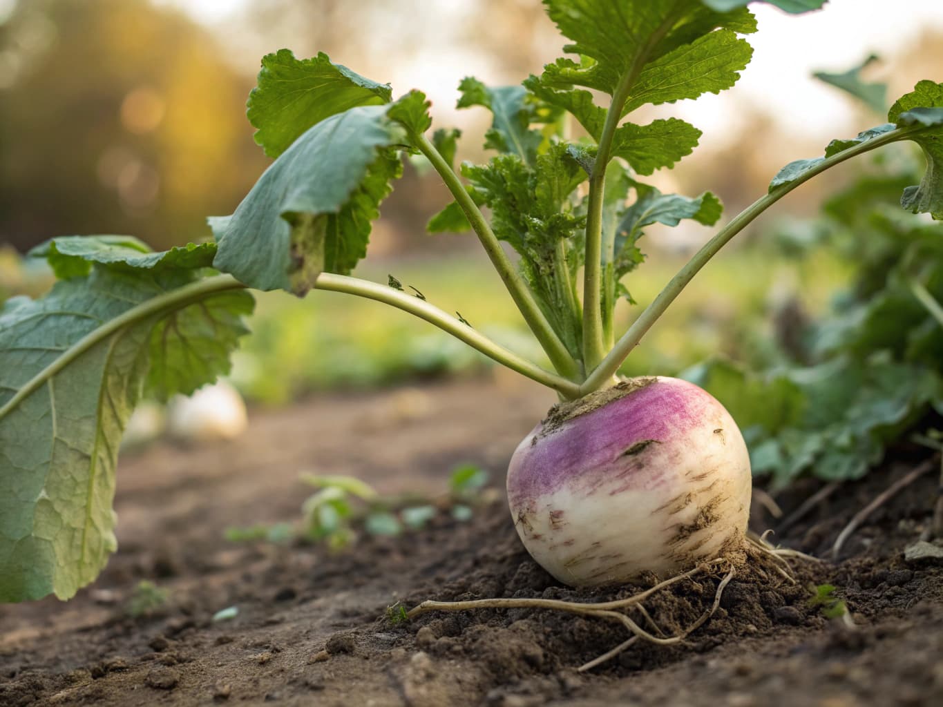 Navet - illustration botanique