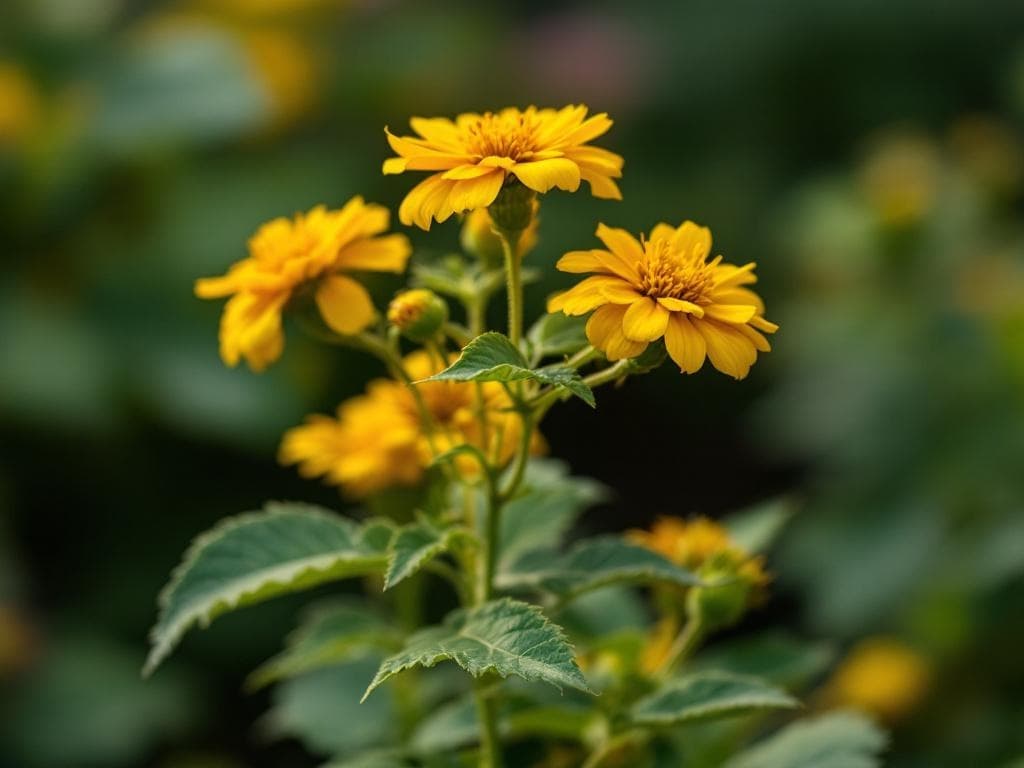 Oeillet d'Inde - illustration botanique