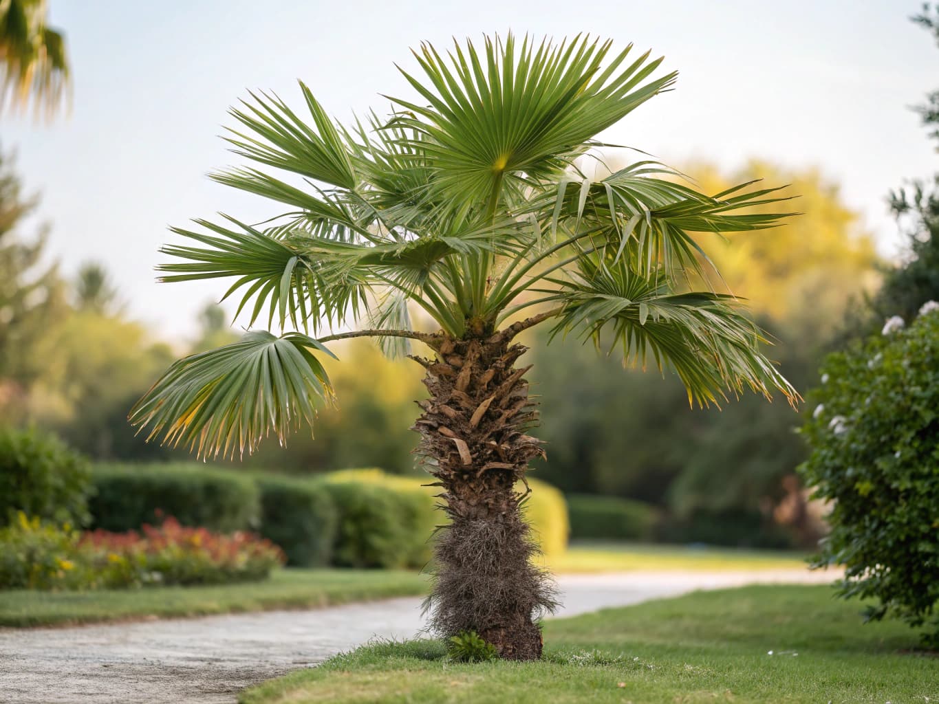 Palmier de Chine - illustration botanique