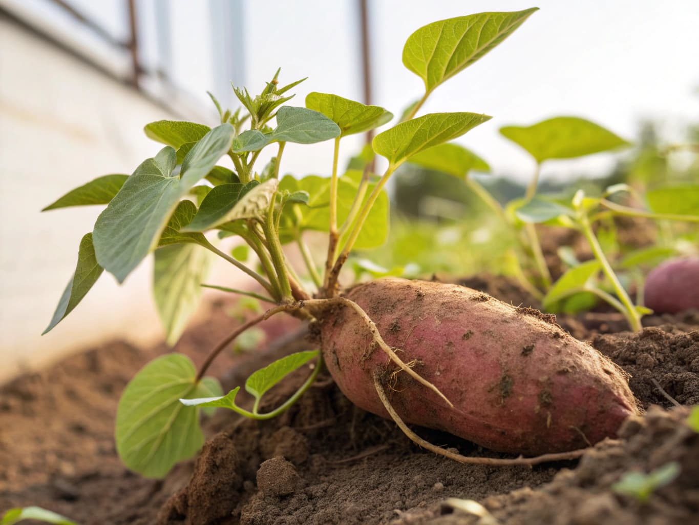 Patate douce - illustration botanique