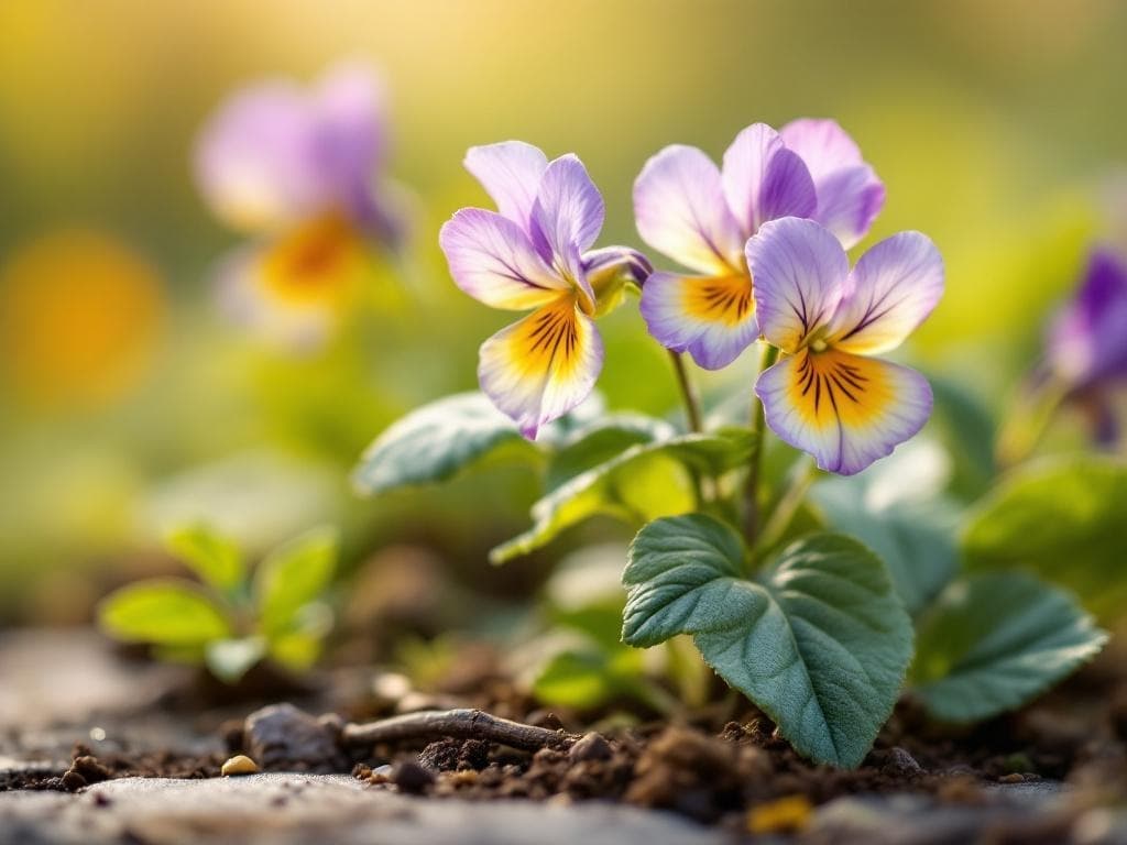 Pensée - illustration botanique