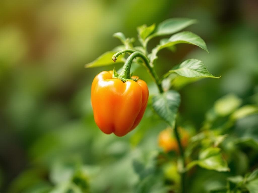 Poivron - illustration botanique