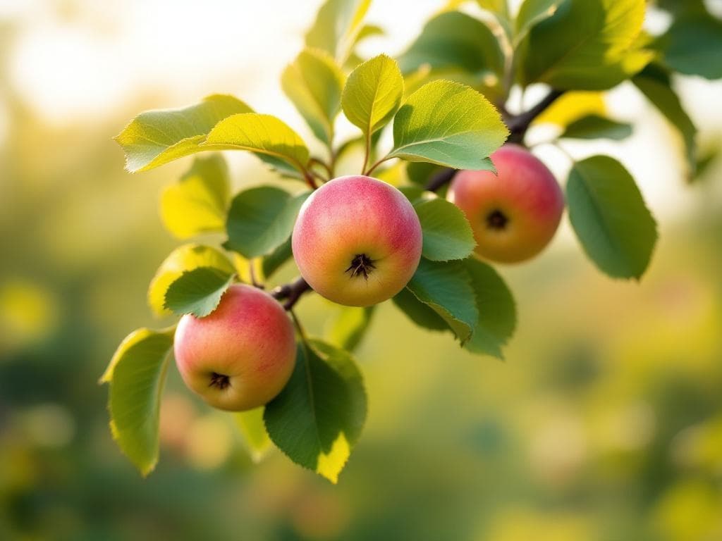 Pommier - illustration botanique