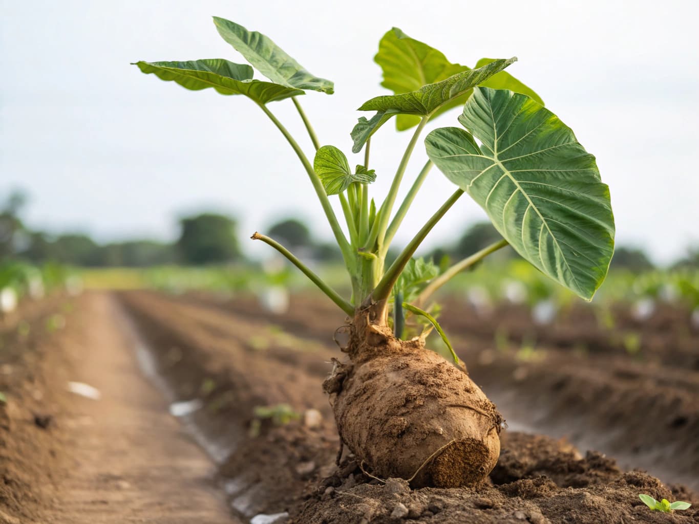 Taro - illustration botanique